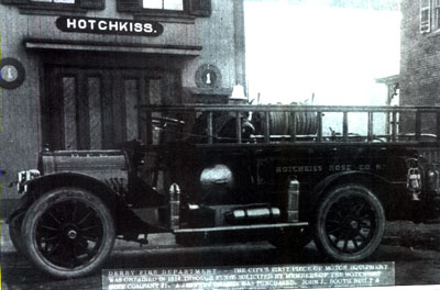 First motorized fire engine in Derby
