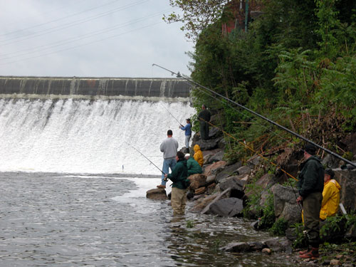 Ousatonic Dam fishing